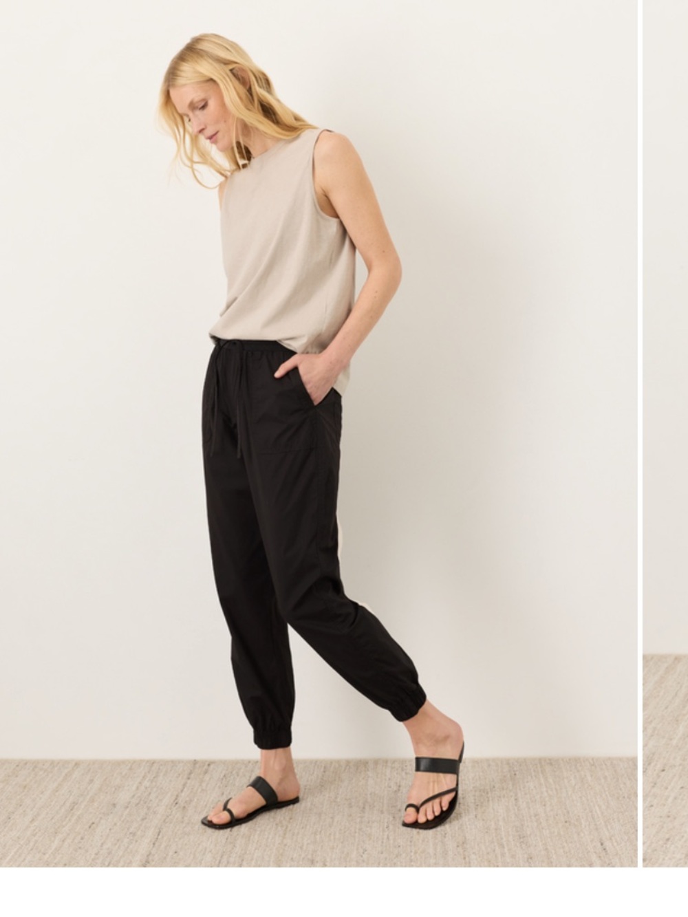 Pact Organic Stretch Poplin Joggers